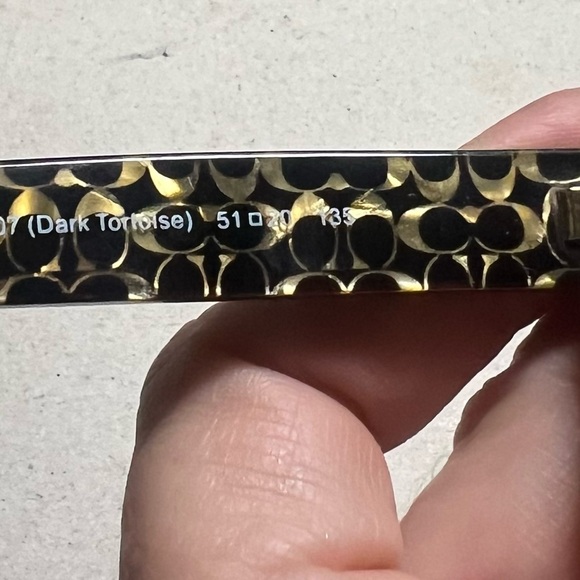 Coach tortoise frames EUC - Picture 4 of 4